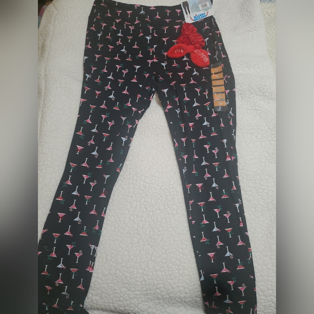 Rockin Around martini Leggings